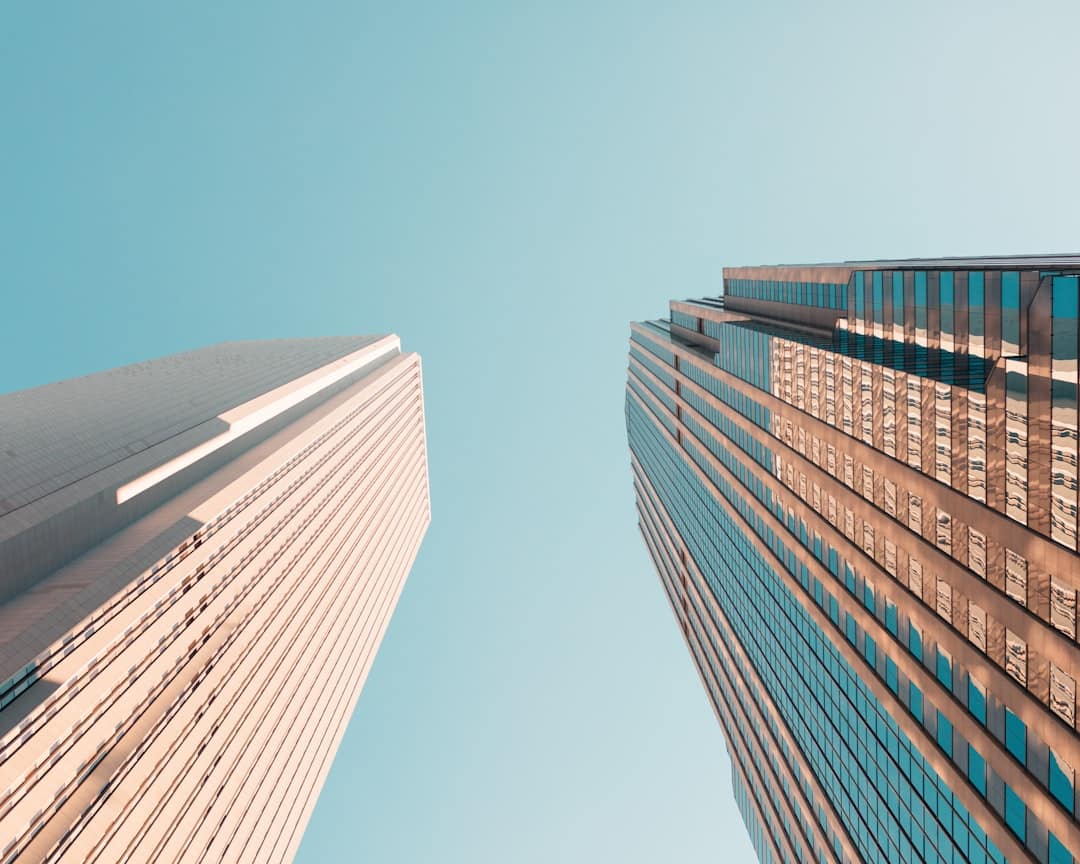 Photo high-rise buildings